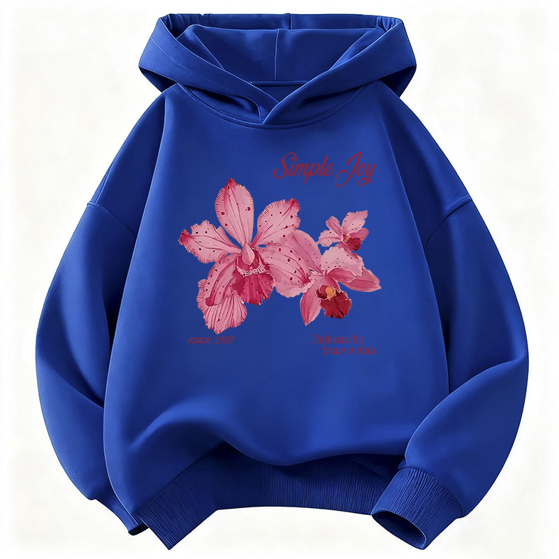 花柄デザインのグラフィックプルオーバーフーディー、子供用スウ - Plant Parent Hoodie のレビューと価格