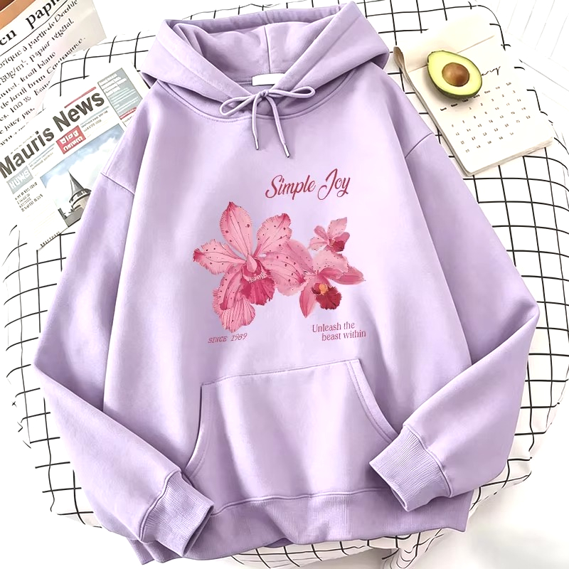 原宿グラフィックプルオーバーフラワーデザインフード付きスウェ - Plant Parent Hoodie のレビューと価格