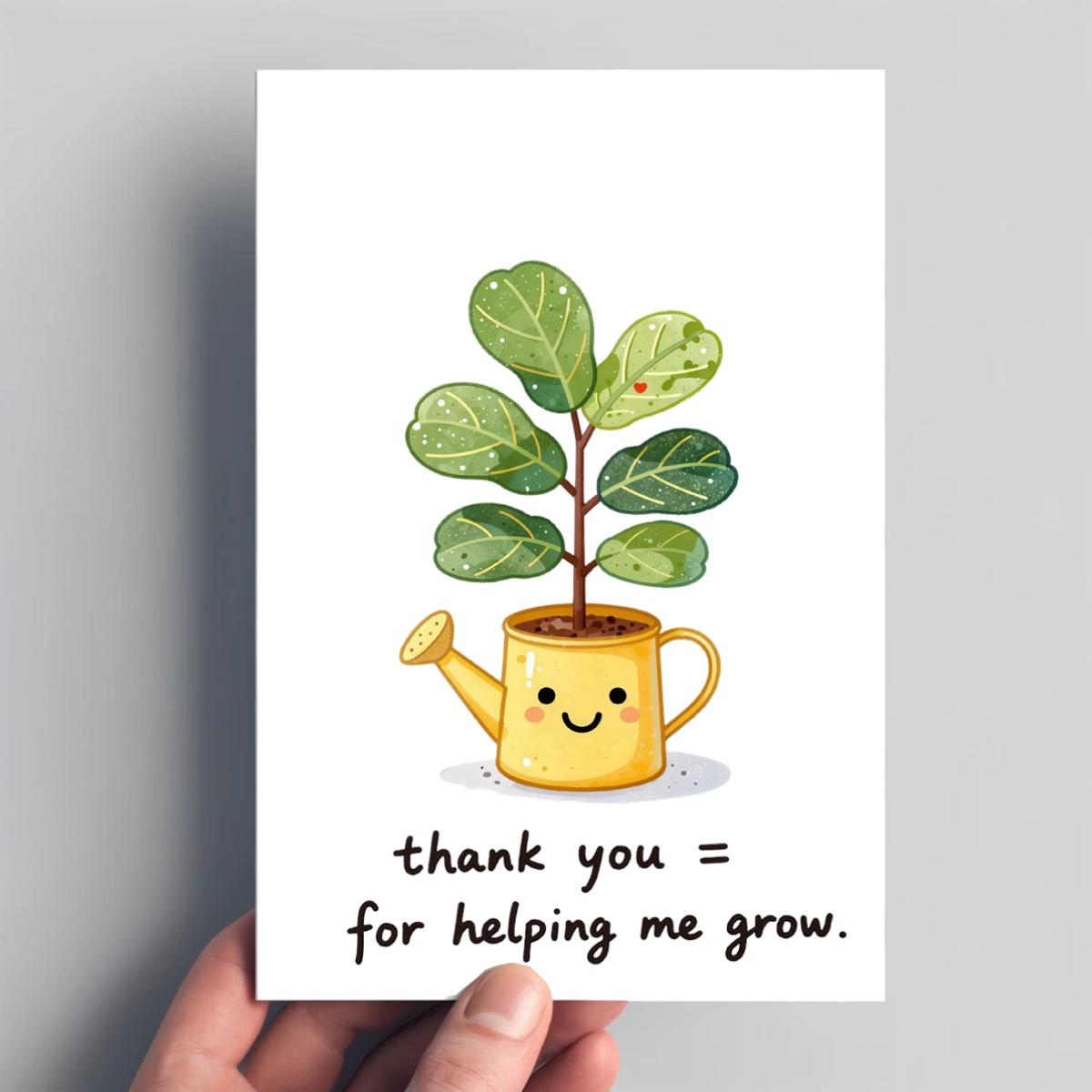 先生、指導者、親のための甘くて温かい感謝カード 1 枚 -  - Plant Parent Pot のレビューと価格