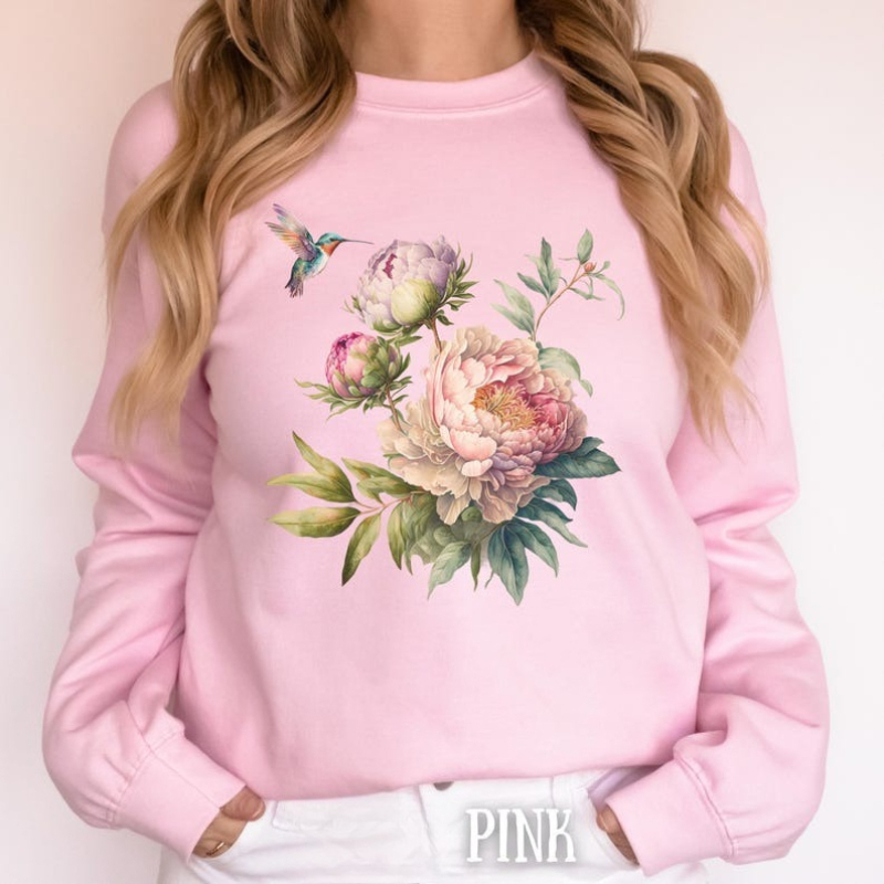 秋と冬の花柄クルーネックスウェットシャツ野の花花愛好家ボヘミ - Plant Parent Hoodie のレビューと価格
