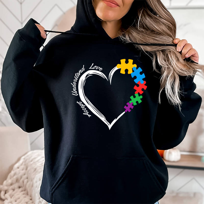 ハート柄の女性用パーカー,カジュアルなセーター,長袖,自閉症 - Plant Parent Hoodie のレビューと価格