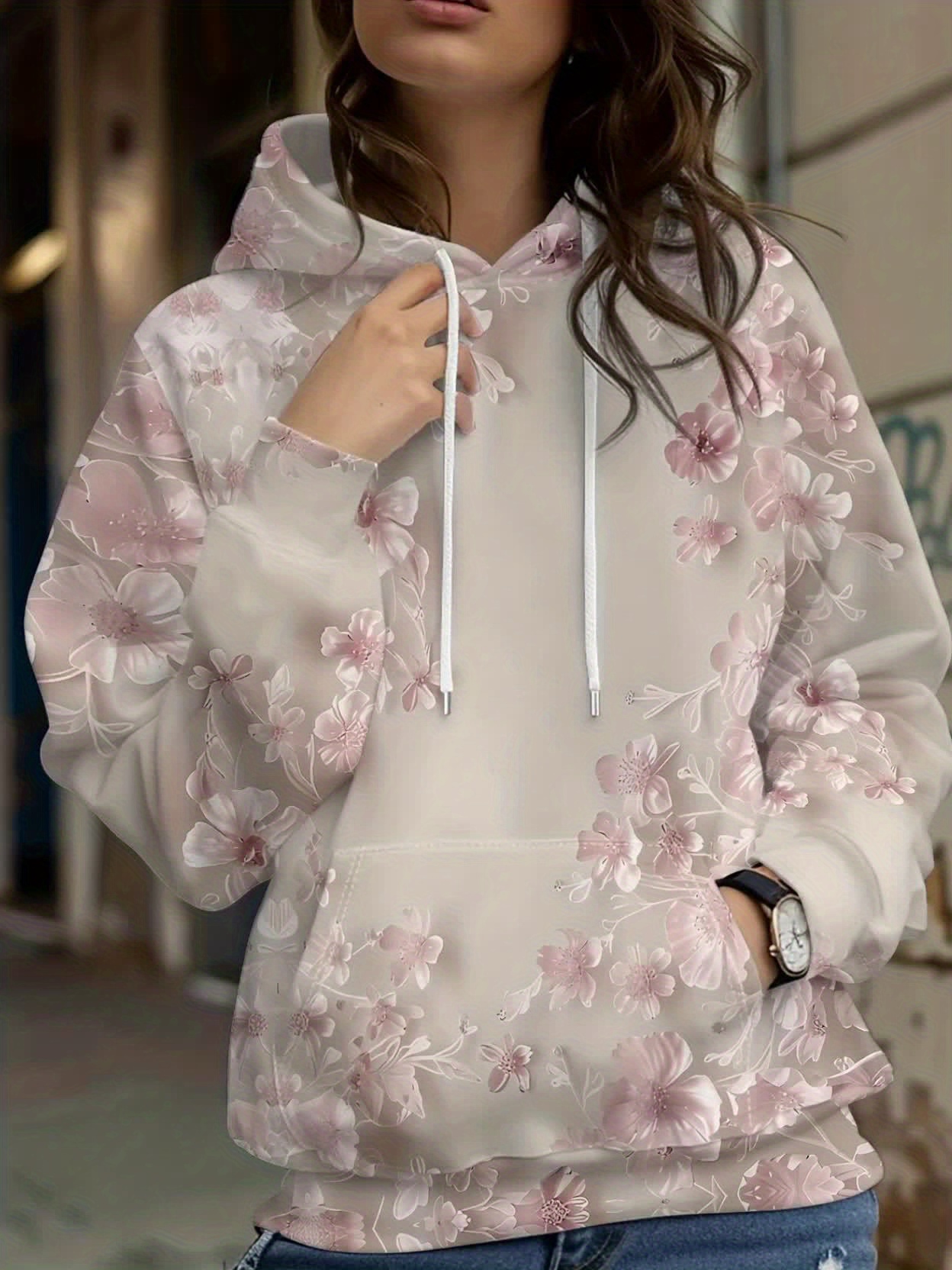 カジュアルフレンチフラワーフーディトップ女性秋春 Y2K パ - Plant Parent Hoodie のレビューと価格